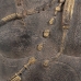 Scultura Marrone Dorato Resina Ossido di magnesio 38 x 22 x 76 cm