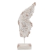 Escultura Branco Resina Óxido de magnésio 22 x 10 x 62 cm