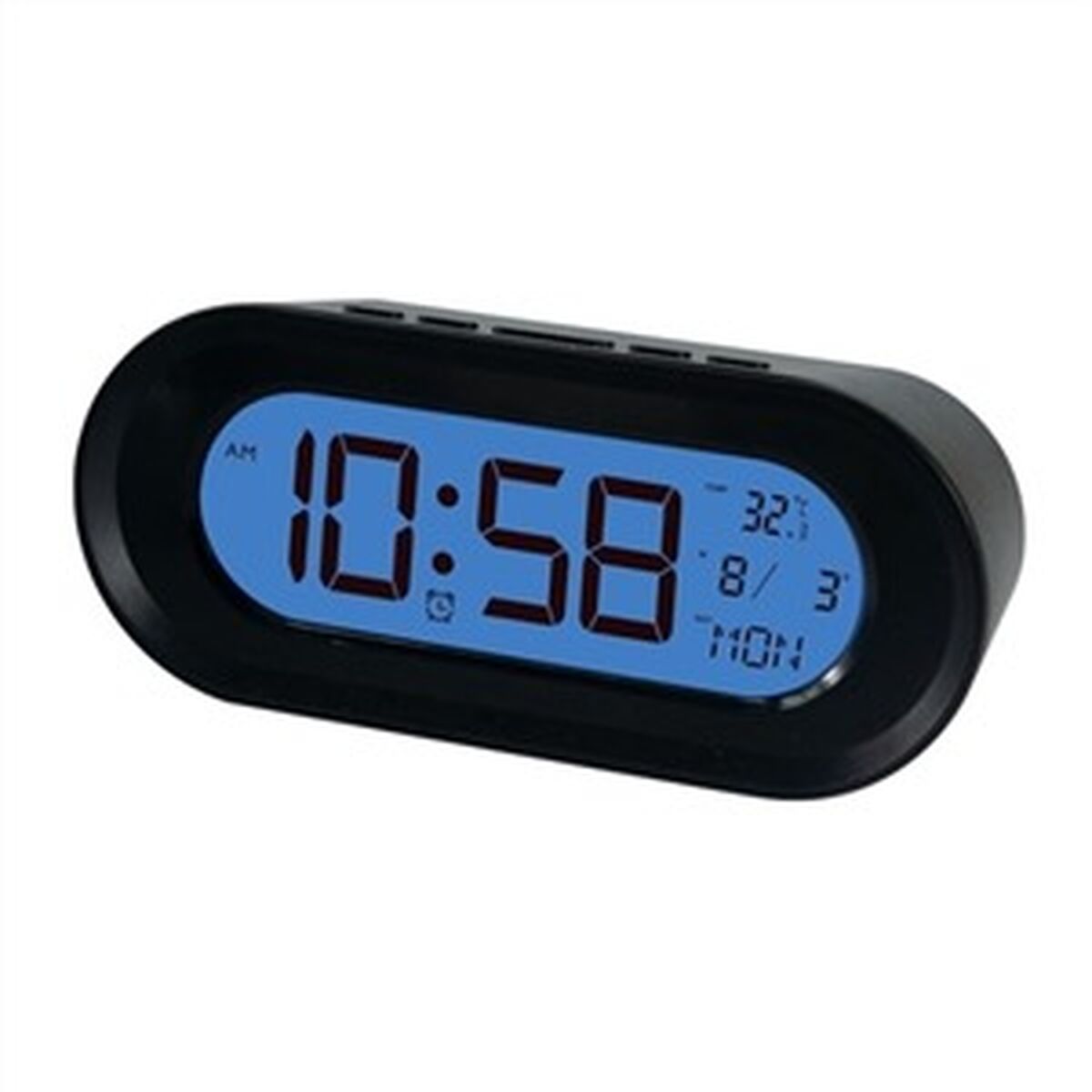 Clockradio ELBE Sort Termometer