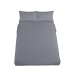 Set pokrivača za poplun Alexandra House Living Qutun Tamno sivo Krevet od 150 3 Dijelovi