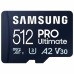Micro-SD Minneskort med Adapter Samsung MB-MY512SA/WW 512 GB