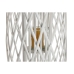 Κηροπήγιο Home ESPRIT Λευκό λυγαριά Κρυστάλλινο 34 x 34 x 80 cm
