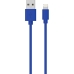 Cablu USB BigBen Connected WCBLMFI1MBL Albastru 1 m (1 Unități)