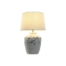 Bordlampe Home ESPRIT Hvit Svart Keramikk 50 W 220 V 36 x 36 x 58 cm