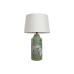 Bordlampe Home ESPRIT Hvit Svart Grønn Gyllen Keramikk 50 W 220 V 40 x 40 x 67 cm