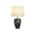 Bureaulamp Home ESPRIT Wit Groen Turkoois Gouden Keramisch 50 W 220 V 40 x 40 x 59 cm