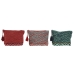 Cestovní taška Home ESPRIT Červený Zelená Korálová 25 x 5 x 20 cm (3 kusů)