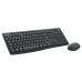Keyboard and Mouse Logitech MK370 Graphite Qwerty hebreo