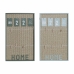 Okvir za Fotografije s Ščipalkami DKD Home Decor Aluminij polipropilen Les MDF 30 x 3 x 50 cm (2 kosov)