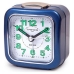 Analogue Alarm Clock Timemark Blue Silent with sound Night mode (7.5 x 8 x 4.5 cm)