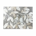 Leinwand DKD Home Decor Beige Grau Pflanzenblatt 90 x 4 x 70 cm