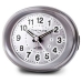 Analoginen herätyskello Timemark Hopeinen LED Valo Hiljainen Snooze Yötila 9 x 9 x 5,5 cm (9 x 9 x 5,5 cm)