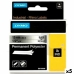 Gelamineerde Tape voor Labelmakers Dymo Rhino Zwart Zilverkleurig 12 x 5,5 mm (5 Stuks)
