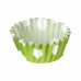 Forma na Muffiny Algon Kolor Zielony Kropki Jednorazowe (150 Części) (24 Sztuk)