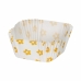 Muffin Tray Algon Yellow flower Disposable (24 Pieces) (24 Units)