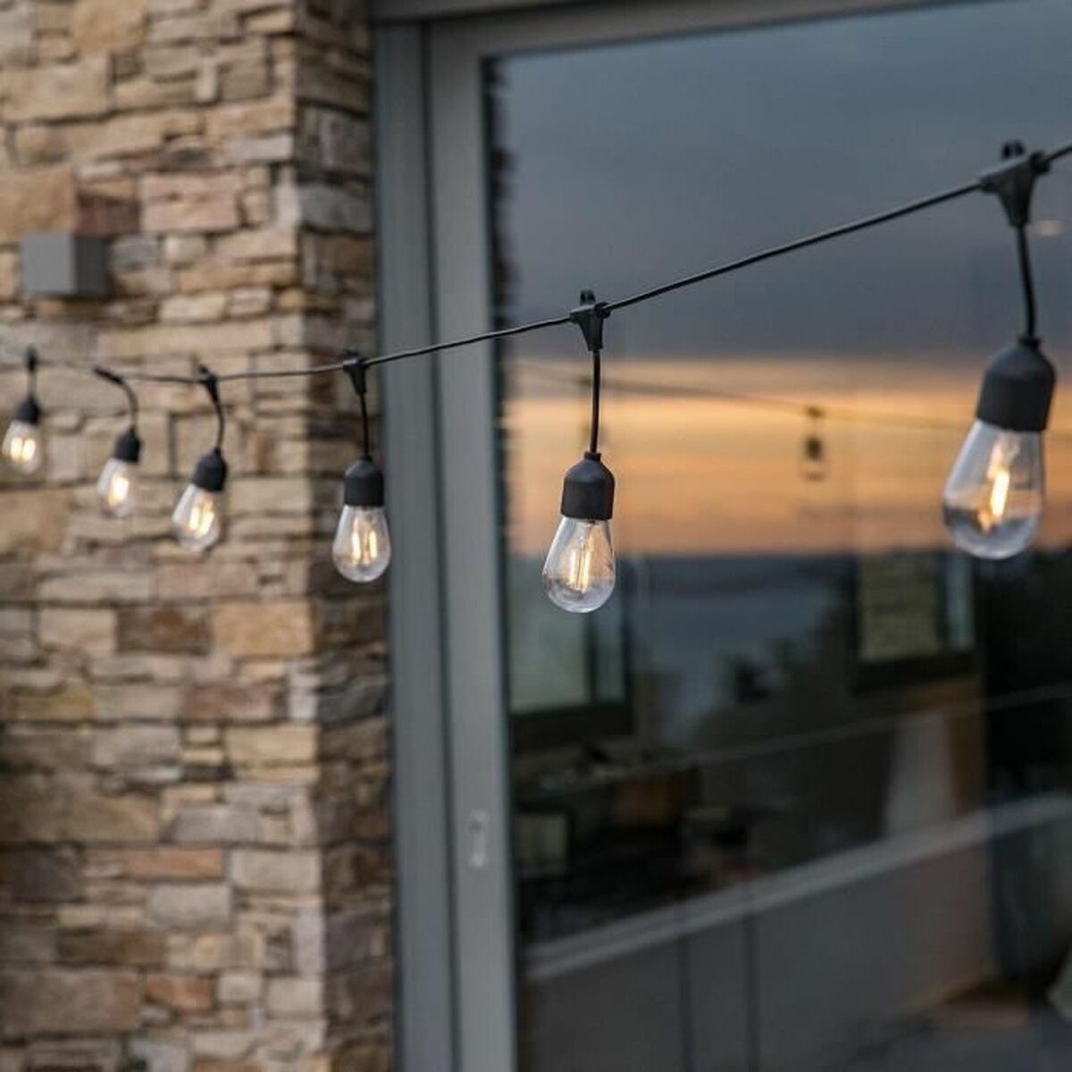 LED guirlande Lumisky Sort