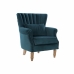 Кресло DKD Home Decor 73 x 75 x 87 cm бирюзовый древесина каучукового дерева Velvet