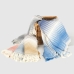 Strandhåndklæde Alexandra House Living Ibiza Blå 125 x 180 cm