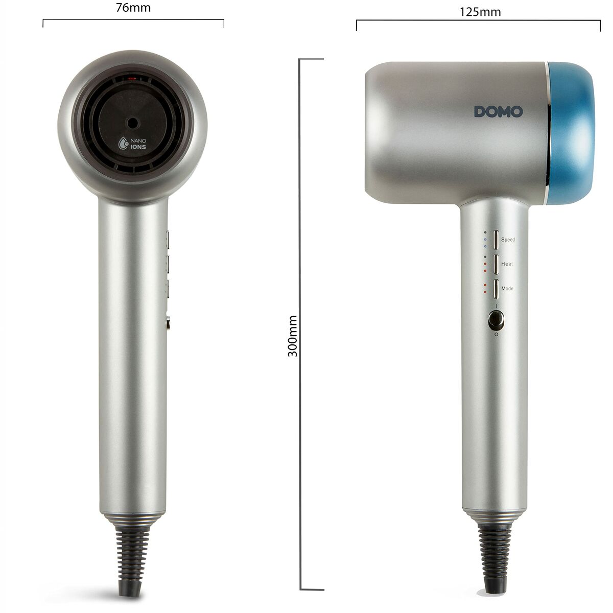 Hårtork DOMO DO2135HD 1800 W