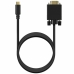USB-C-zu-DisplayPort-Adapter Aisens A109-0692 Schwarz 80 cm