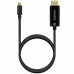 Adapter USB-C naar DisplayPort Aisens A109-0688 Zwart 80 cm