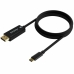 Adapter USB-C v DisplayPort Aisens A109-0688 Črna 80 cm