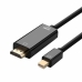Adapter Mini DisplayPort na HDMI Aisens A125-0458 Czarny 3 m