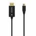 Adapter USB-C v DisplayPort Aisens A109-0687 Črna 1,8 m