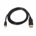 DisplayPort-kaapeli Aisens A124-0132 Musta 3 m