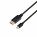 DisplayPort-kaapeli Aisens A124-0132 Musta 3 m