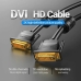 Utrekkbar Kabel DVI-D Vention EAABG Svart 1,5 m