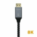 Cablu DisplayPort Aisens A149-0435 Negru Negru/Gri 1 m