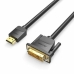 DVI till HDMI Adapter Vention ABFBG Svart 1,5 m