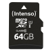 Micro-SD-Muistikortti Adapterilla INTENSO 64 GB