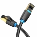 Omrežni UTP kabel kategorije 6 Vention IKABG Črna 1,5 m