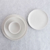 Плоская тарелка Bidasoa Fosil Белый Керамика 21,3 x 21,2 x 2,2 cm (8 штук)
