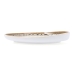 Flacher Teller Ariane Jaguar Freckles Braun aus Keramik Oval 18,7 cm (6 Stück)