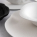 Pasta Dish Bidasoa Fosil White Ceramic 21,9 x 21,3 x 6,8 cm (6 Units)