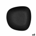 Deep Plate Bidasoa Fosil Black Ceramic Squared 21,9 x 21,7 x 4,8 cm (6 Units)