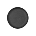 Plochá Mísa Bidasoa Fosil Černý Keramický 21,3 x 21,2 x 2,2 cm (8 kusů)