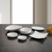 Castron Quid Select Filo Alb Negru Plastic 16,6 x 5,8 cm (12 Unități)