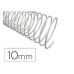 Bindande spiraler Q-Connect KF17125 Vit Plast Ø 10 mm 100 antal