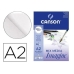 Risalna ploščica Canson C200006003 Bela A2 Papir 50 Listi 120 g/m²