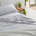 Prešívané obliečky bez výplne Alexandra House Living Zahara Modrá 180 cm posteľ 4 Kusy