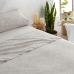 Prešívané obliečky bez výplne Alexandra House Living Zahara Béžová 105 cm posteľ 3 Kusy