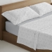 Prešívané obliečky bez výplne Alexandra House Living Lara Perlovo sivá 160 cm posteľ 4 Kusy