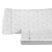 Prešívané obliečky bez výplne Alexandra House Living Lara Perlovo sivá 160 cm posteľ 4 Kusy