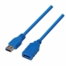 USB Extension Cable Aisens A105-0046 Blue 2 m (1 Unit)
