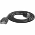USB Pikendusjuhe Vention VAS-A45-B050 Must 50 cm