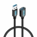 Cablu Prelungitor USB Vention CBHBG 1,5 m Negru